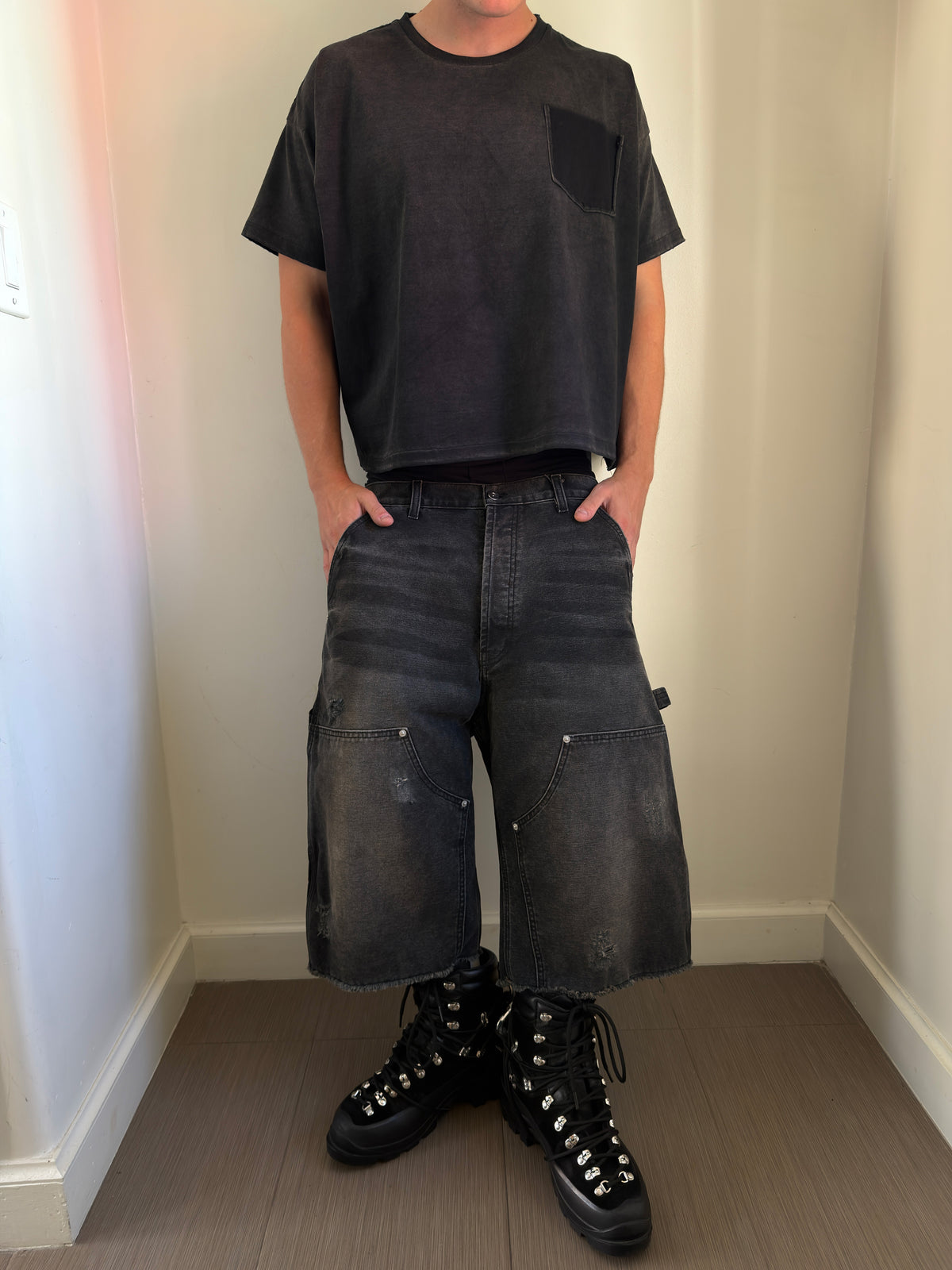 Double-knee Capris