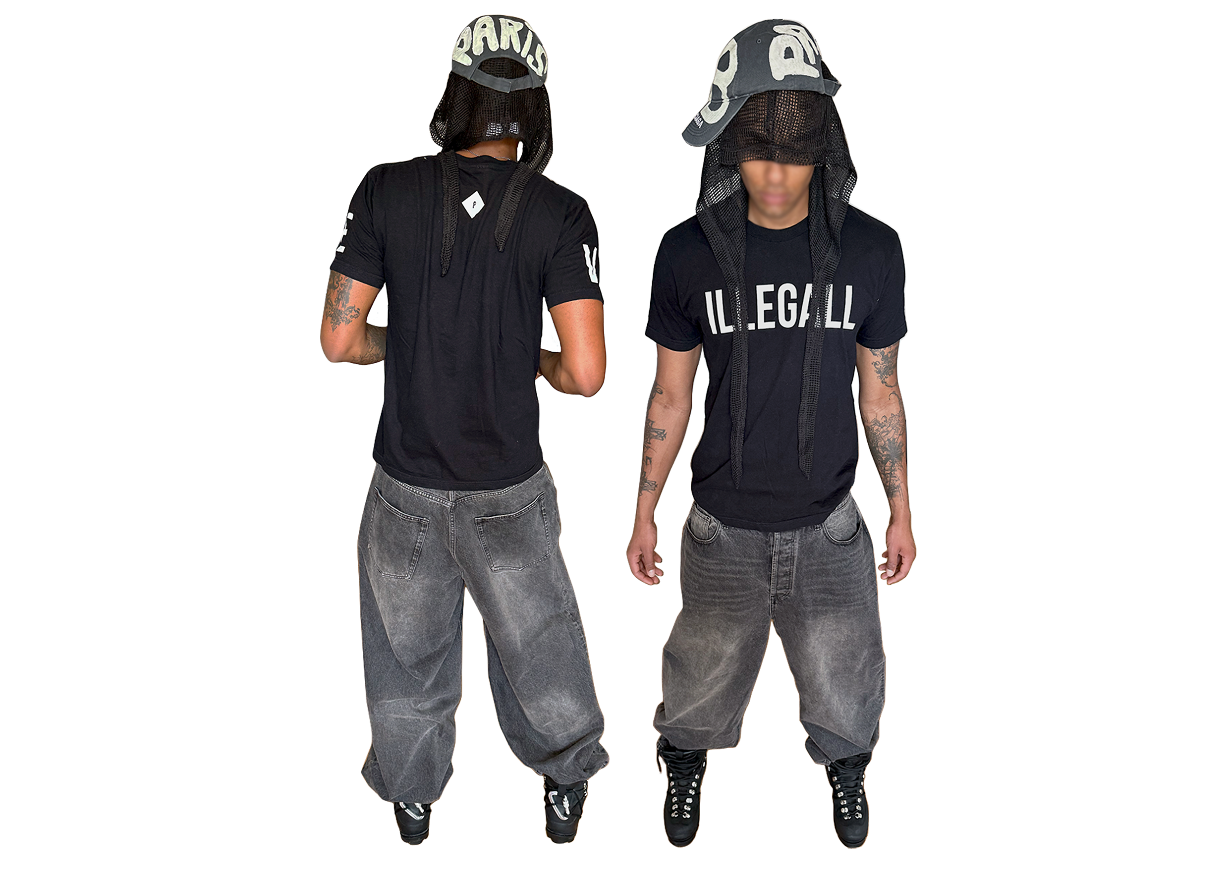 Retro baggy denim