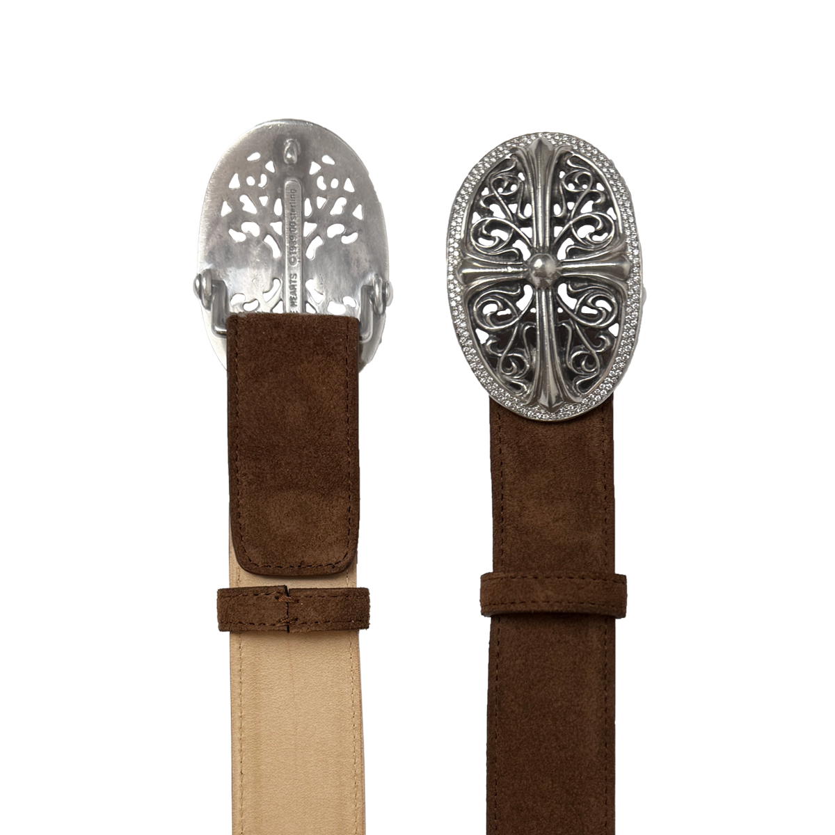 Cognac Suede Beltstrap