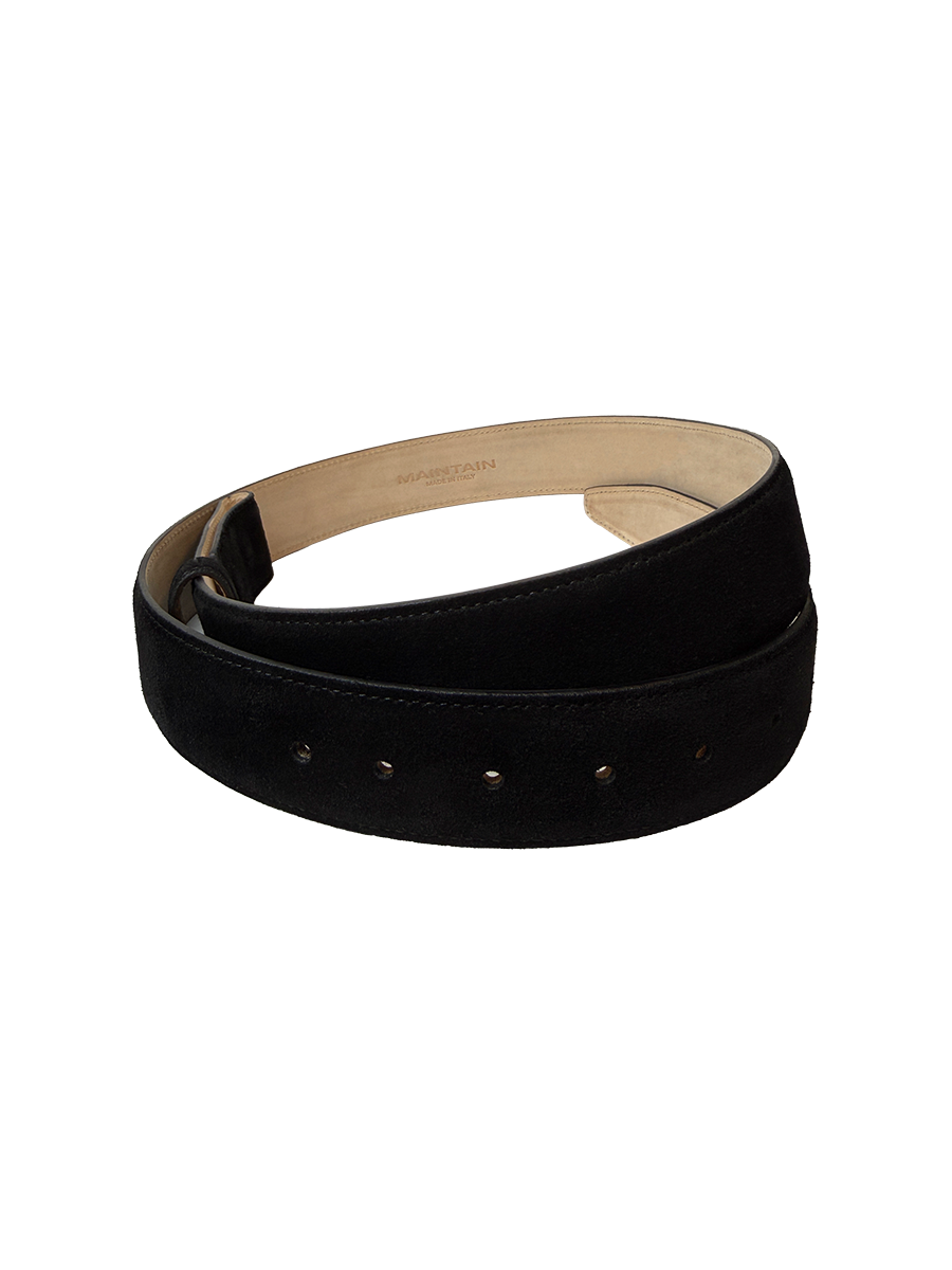 Black Suede Beltstrap
