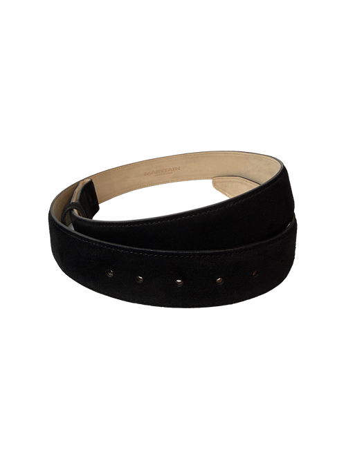Black Suede Beltstrap